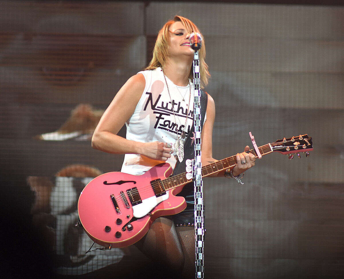 Country rock star Miranda Lambert was in concert at the Mohegan Sun Arena in Uncasville on Saturday night.