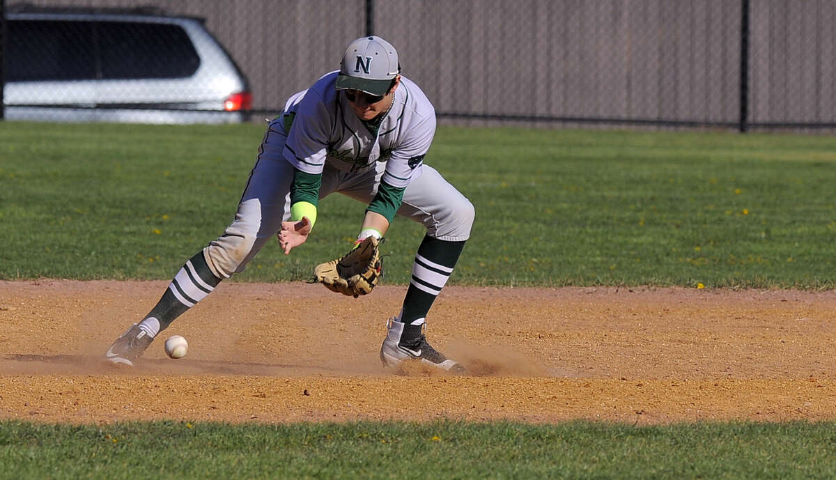 Norwalk defeated Stamford 8-7 in a FCIAC boys baseball game at Stamford High School on April 15, 2016.