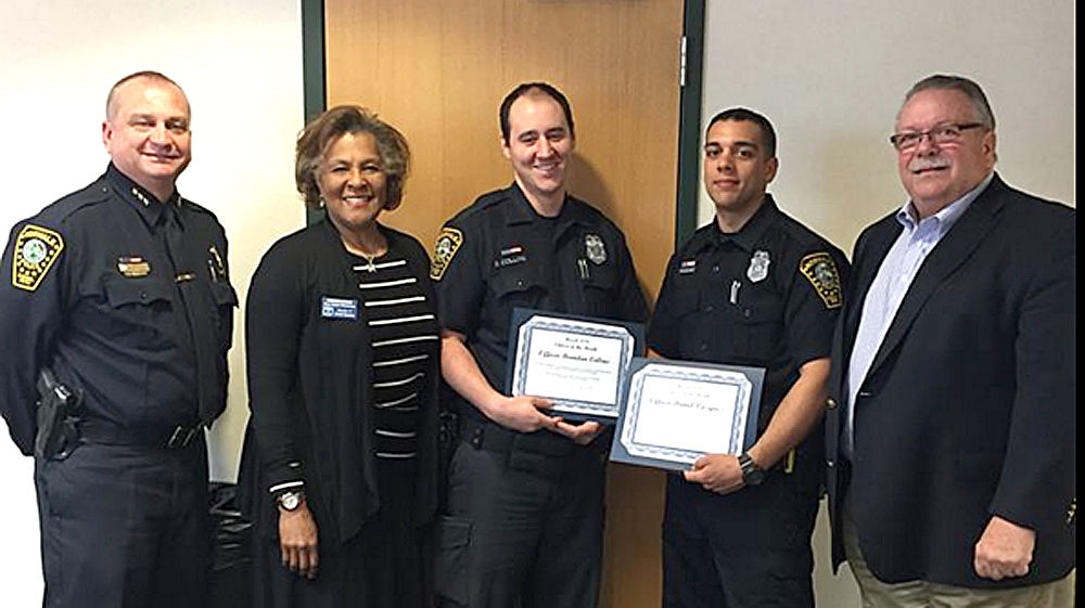 Norwalk police officers honored for water rescue