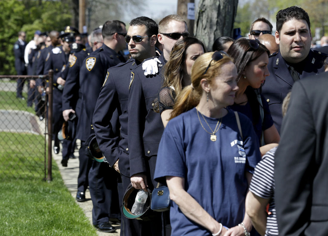 Long Island funeral set for NYPD officer killed on patrol