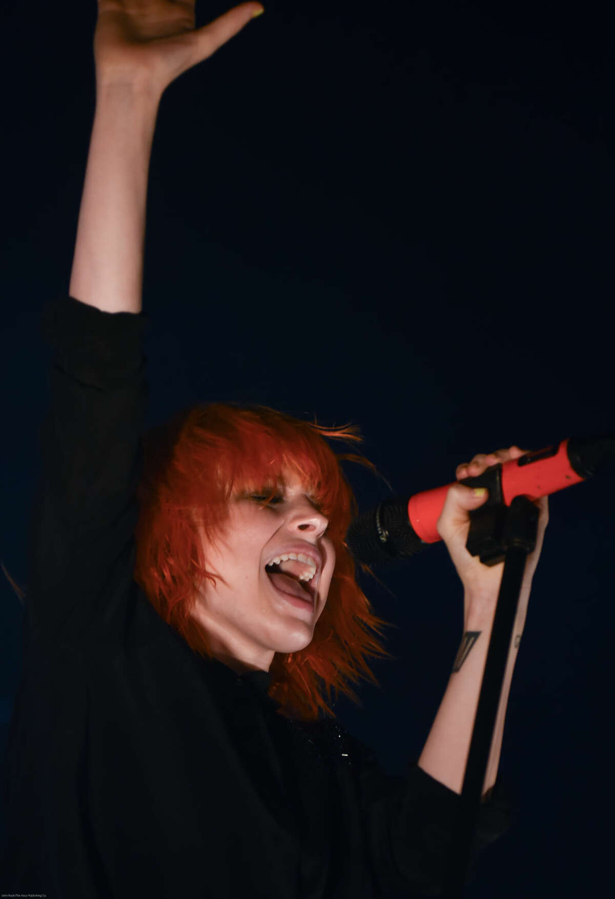 Hour photo/John Nash - The band Paramore played at the Mohegan Sun Arena on Saturday, May 9, 2015.