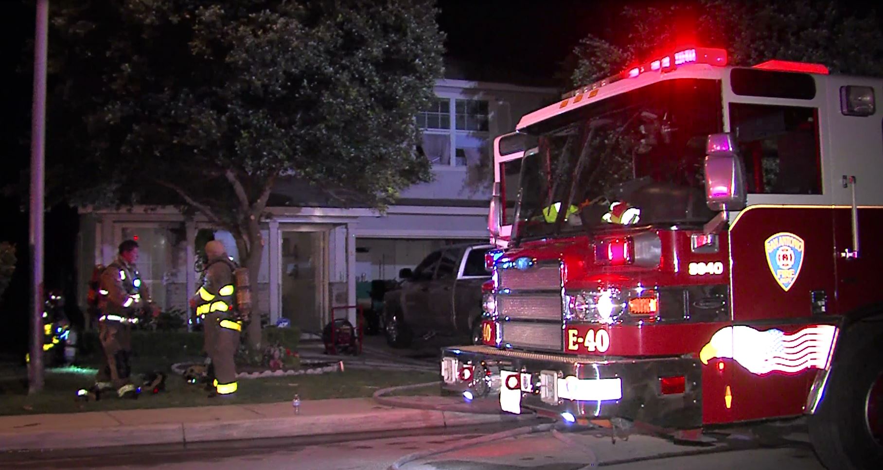 SAFD: Woman plays with lighter in bed, starts a fire in the room