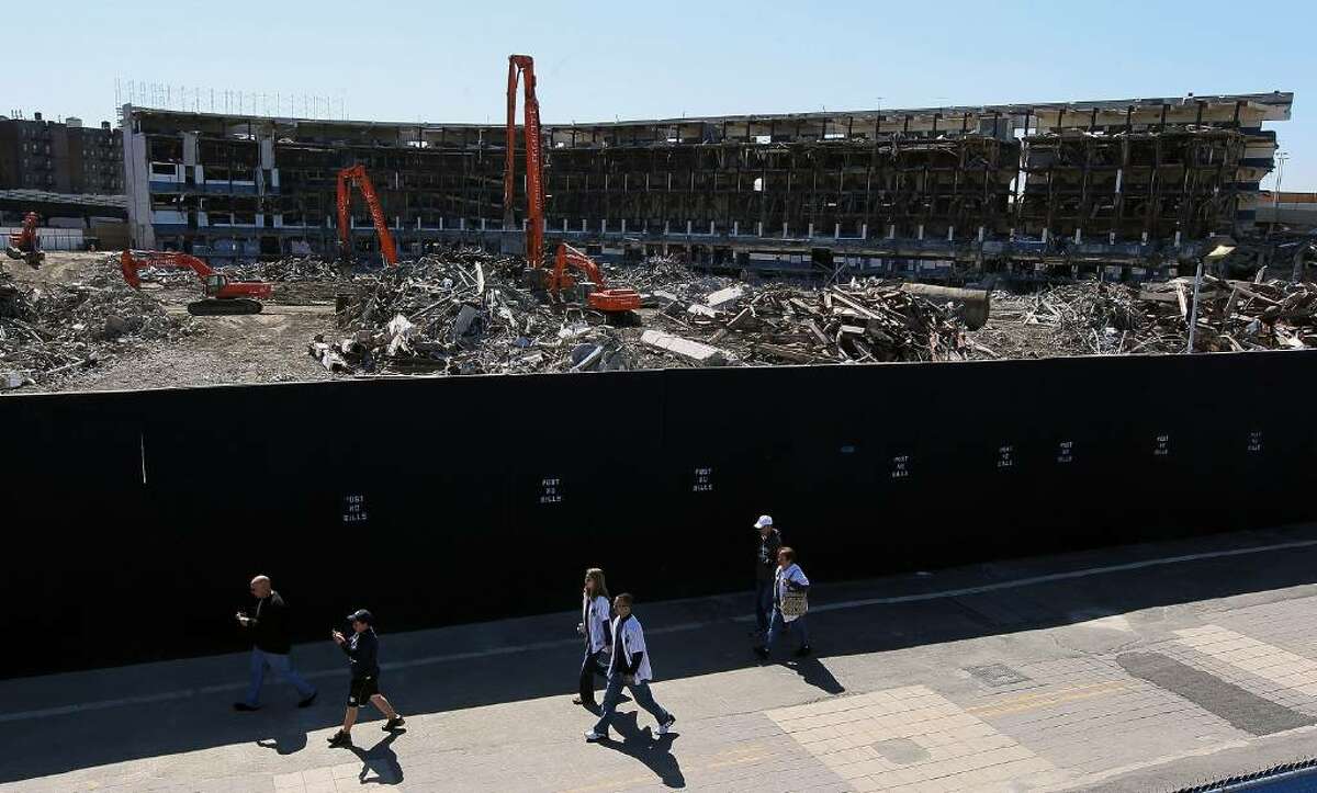 Demolition of the old Yankee Stadium