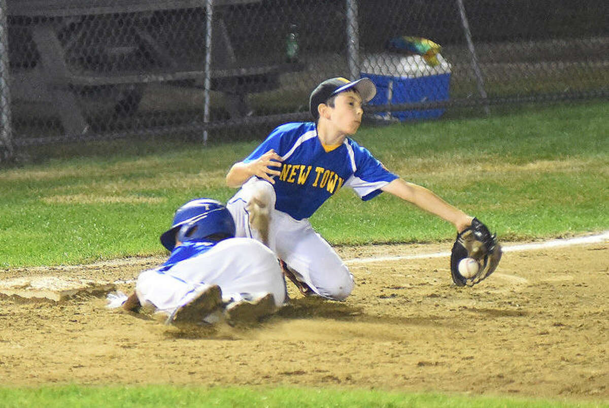 Action from Tuesday's Norwalk 11-year-old Cal Ripken New England regional game vs. Newtown, at Keyes Field in Dover, N.H. Newtown won, 3-2.