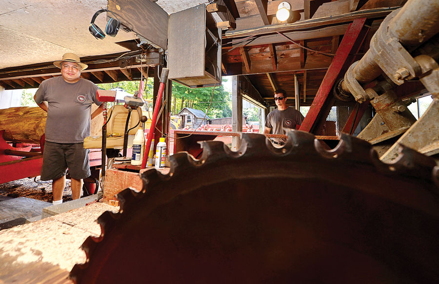 IN PHOTOS Gregory Sawmill in Wilton