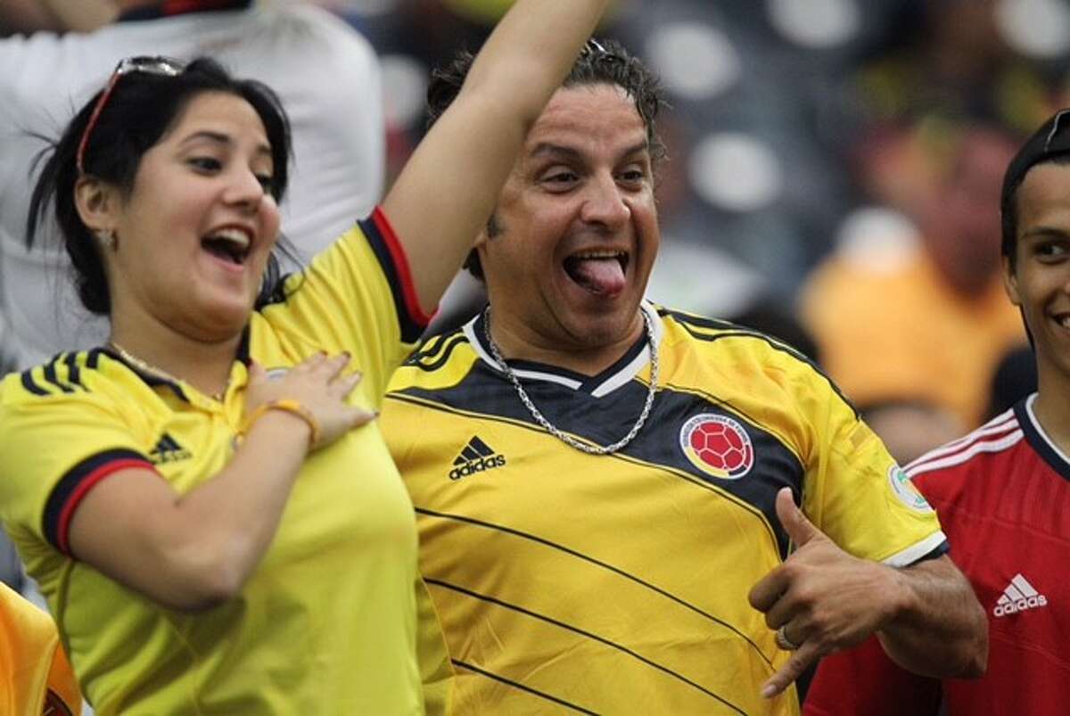 Fans at NRG for Copa America match: Costa Rica vs. Colombia