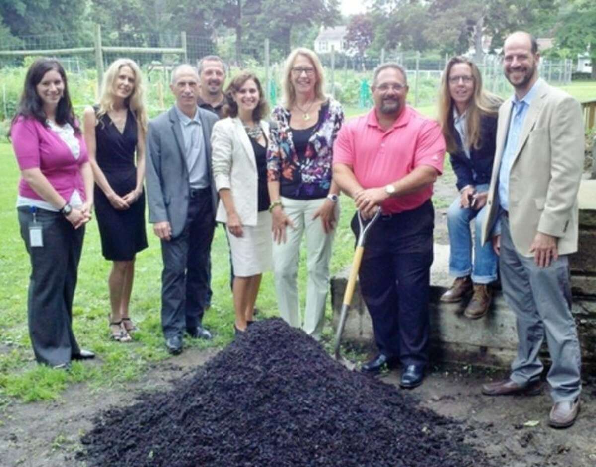 Contributed photo Attending the ceremony at Fodor Farms, from left: Theresa Argondezzi, Daphne Dixon, Anthony Terenzio, Jeff Demers, Connie DeGruttola, Amy Phillips, Mike Mocciae, Heide Hart and Jeremy Kranowitz.