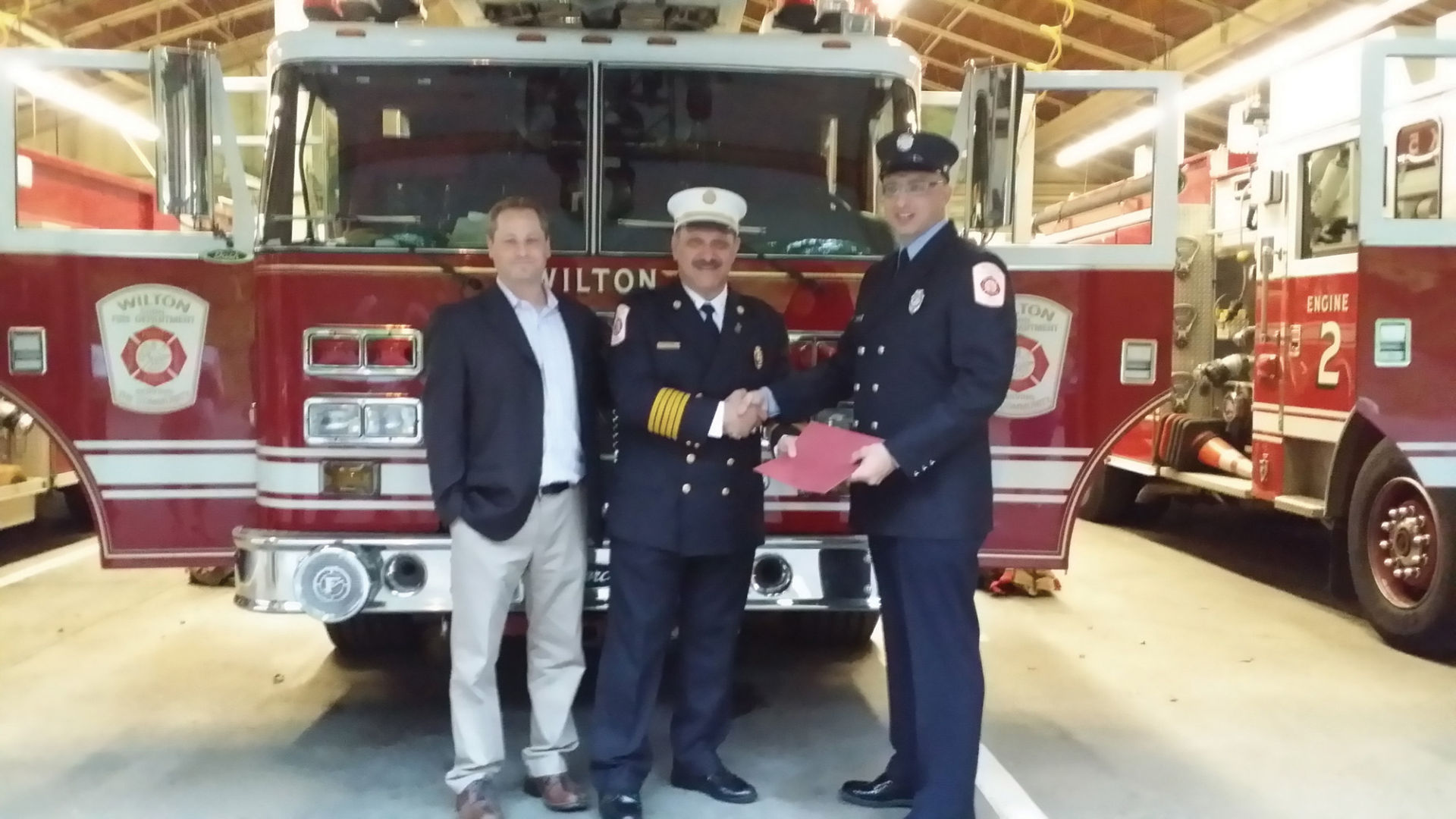 McDermott thanks Wilton firefighter who saved his life