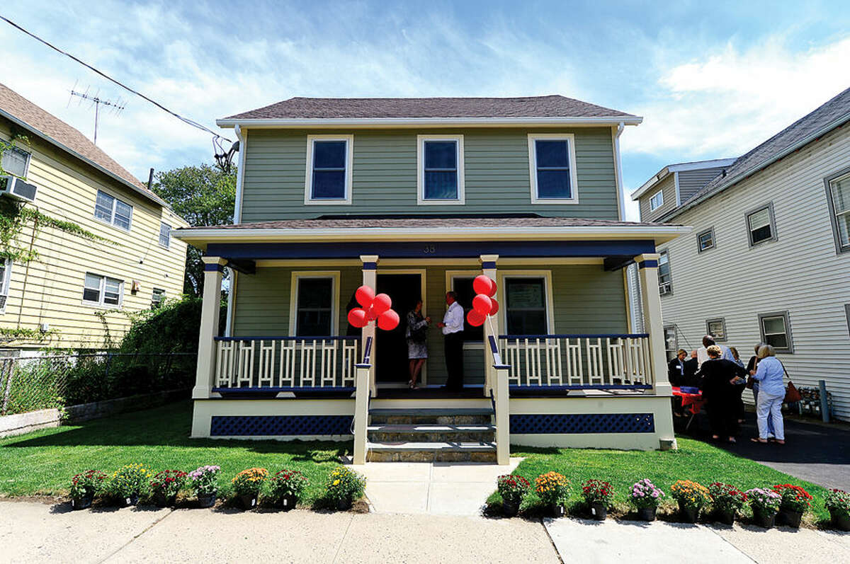 Beacon II, the newest affordable housing site operated by the Shelter for the Homeless, on Ann St in Stamford. The property has been fully renovated with state and federal assistance and converted into three affordable apartments, including a fully handicap-accessible unit.