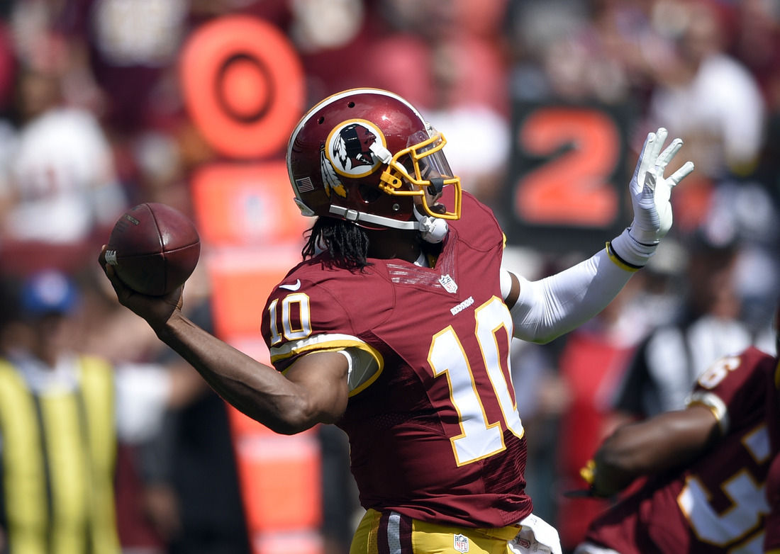 RG3 leaves Redskins game with ankle injury