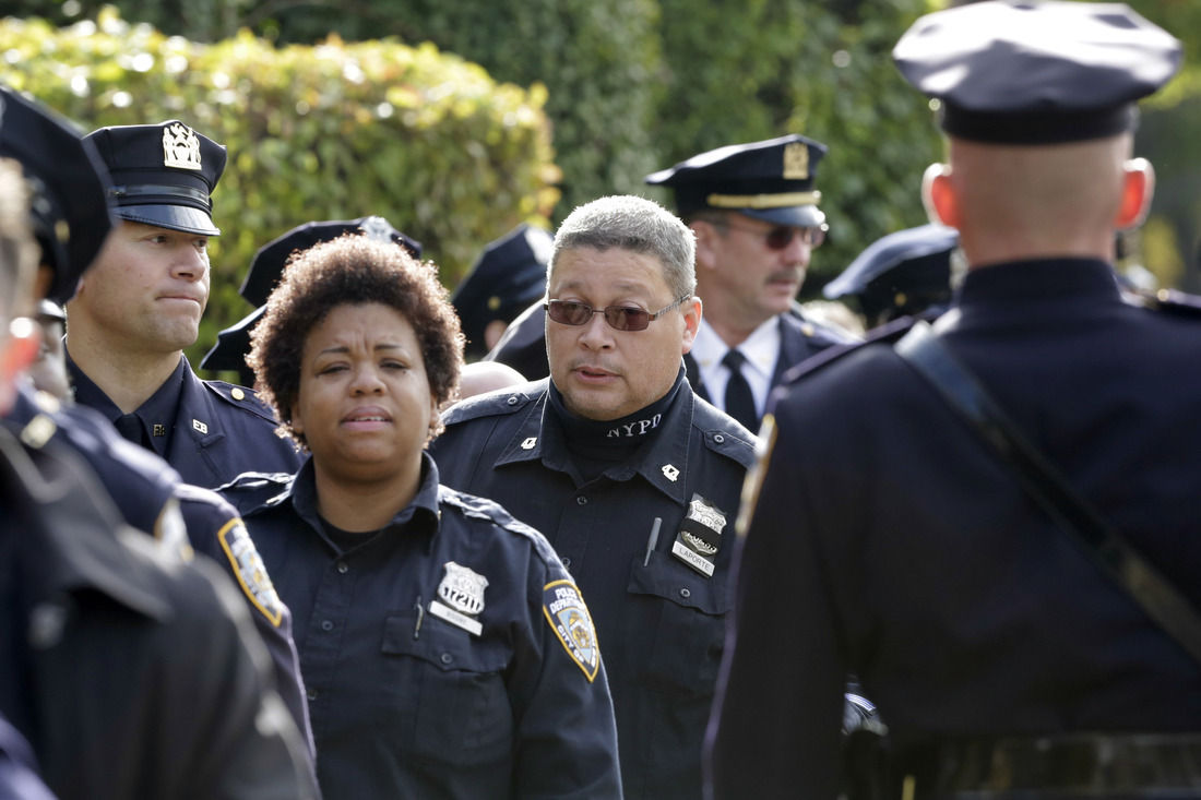 Funeral Of Slain Nypd Officer Draws Thousands