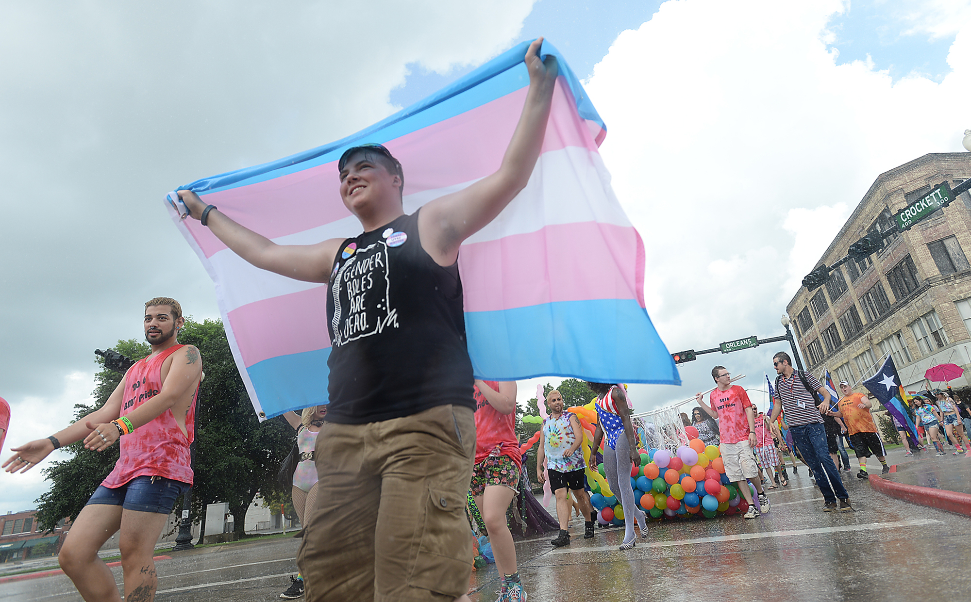 Beaumont Pride parades through the rain