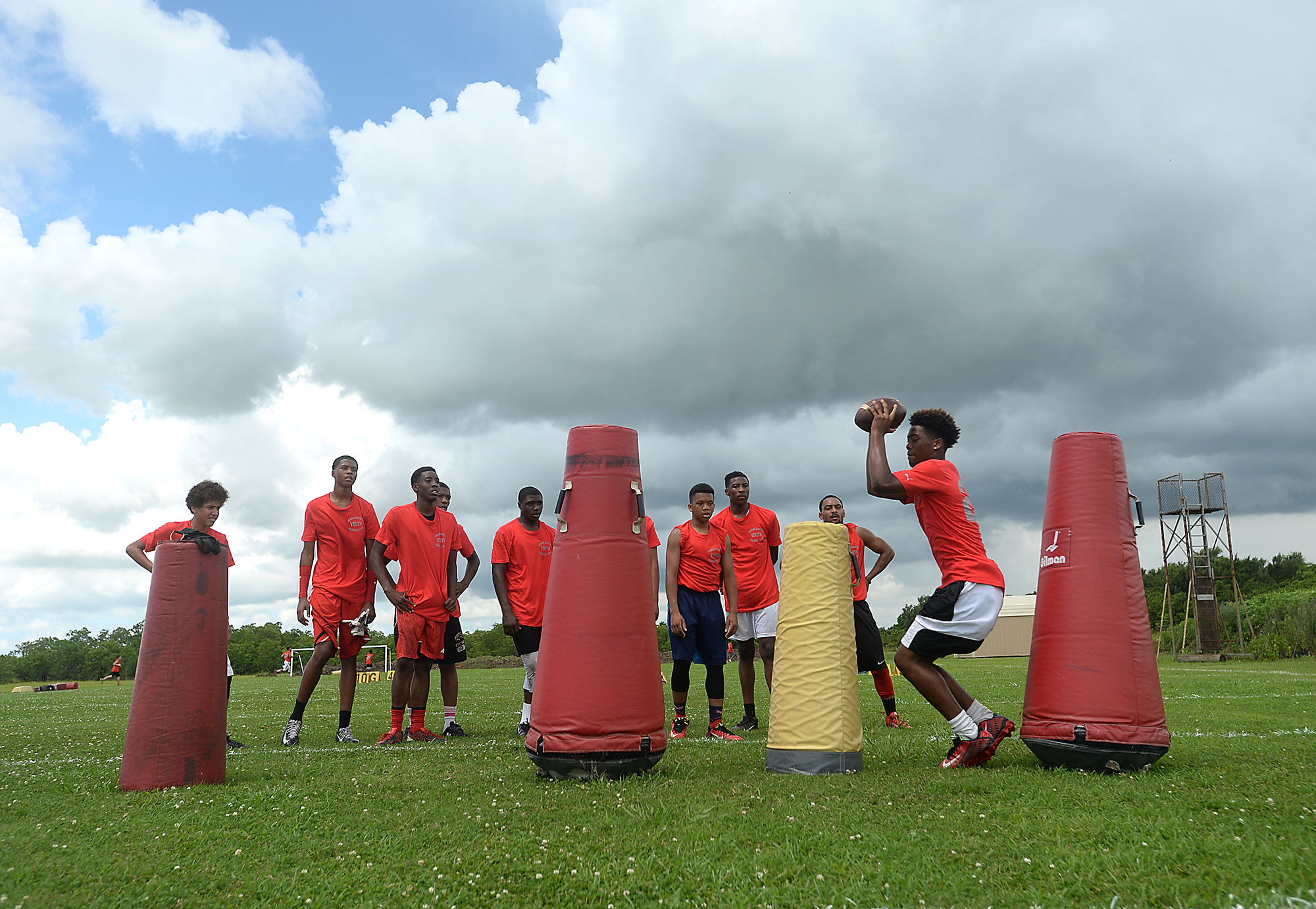 Photos: Jamaal Charles camp in Port Arthur