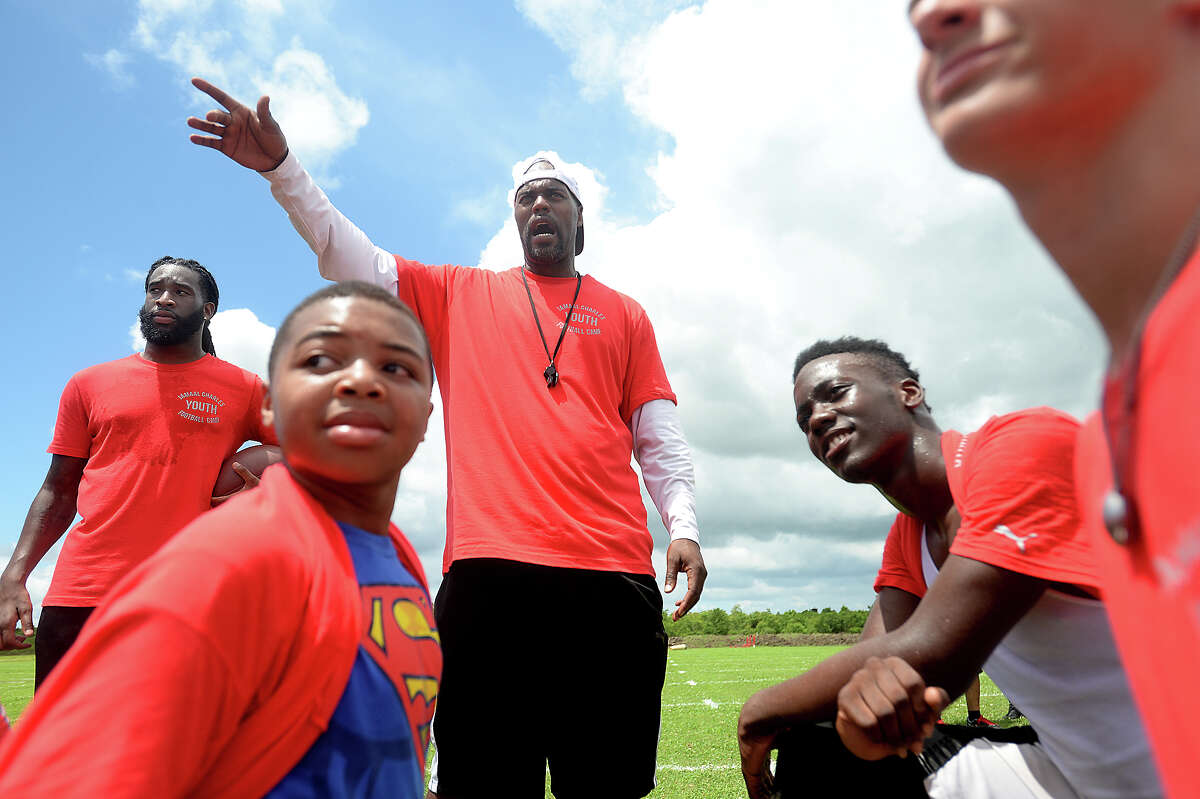 Photos: Jamaal Charles camp in Port Arthur