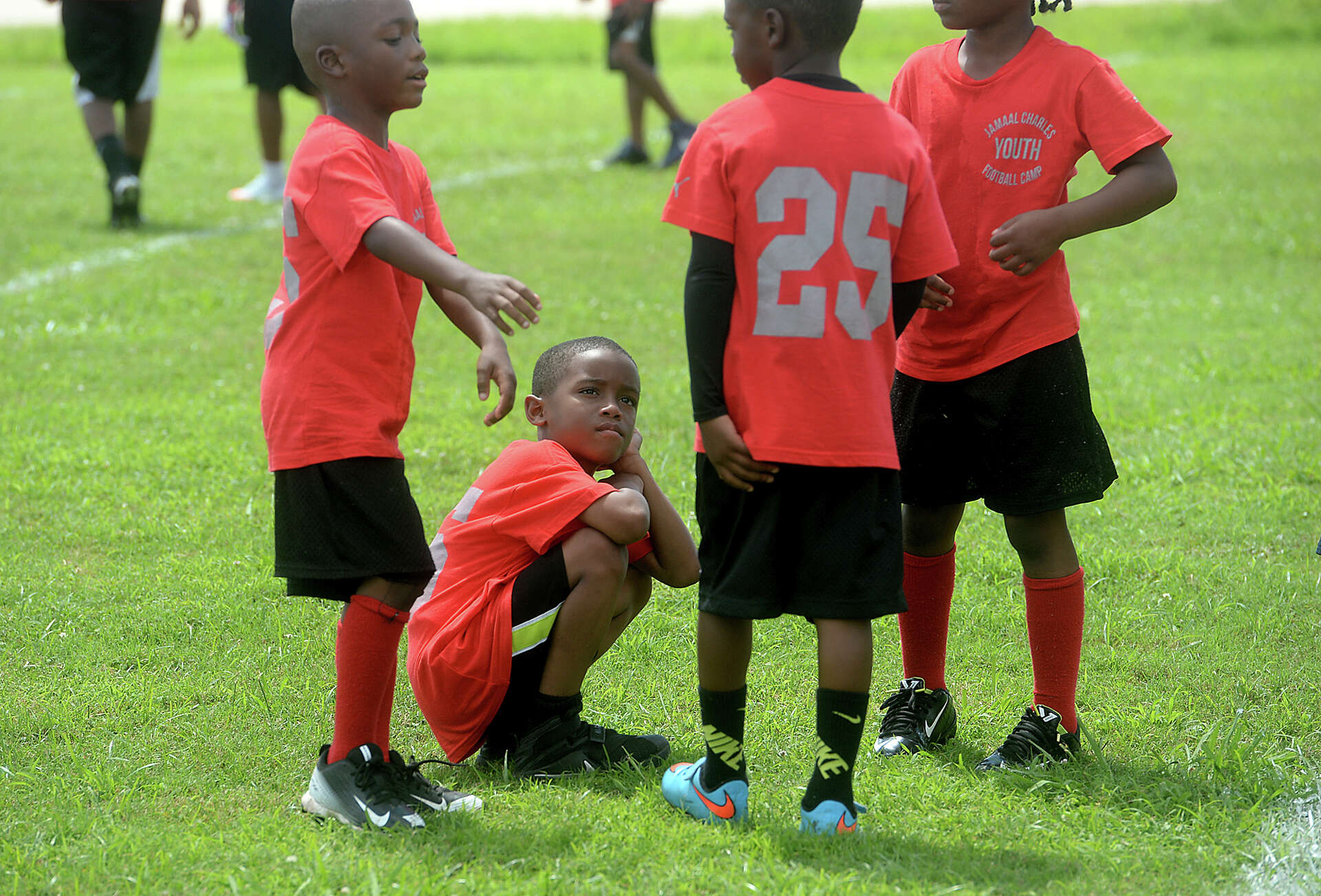 Photos Jamaal Charles camp in Port Arthur