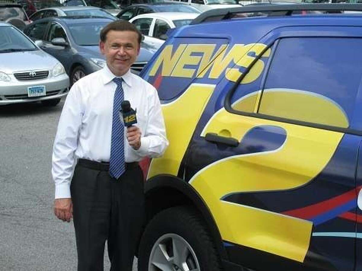 Contributed photo News 12 Weatherman Paul Piorek said his goodbyes this week, retiring after 25 years of reporting the weather to Fairfield County.