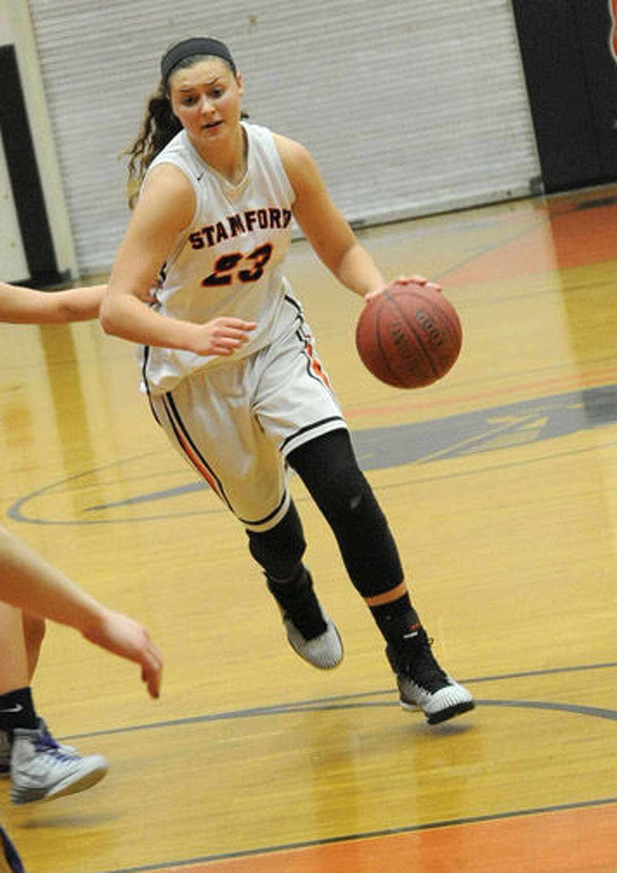#23 Stamford girls basketball Alexa Kellner.