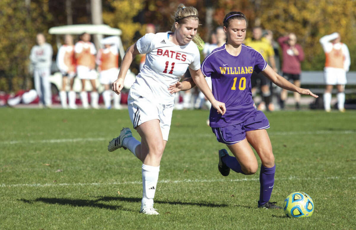 Women's Soccer plays against Williams, 3-0, during Homecoming Weekend.