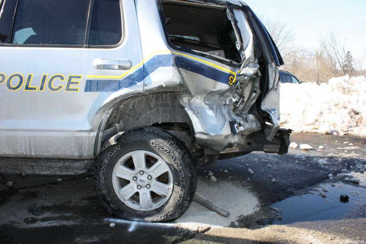 Driver charged in crash that sent Wilton officer to hospital