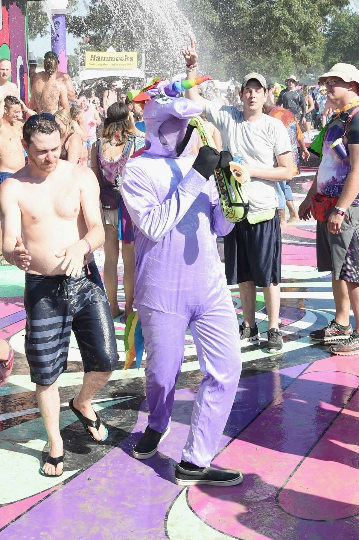 Worst: Purple unicorns in the splash pad.