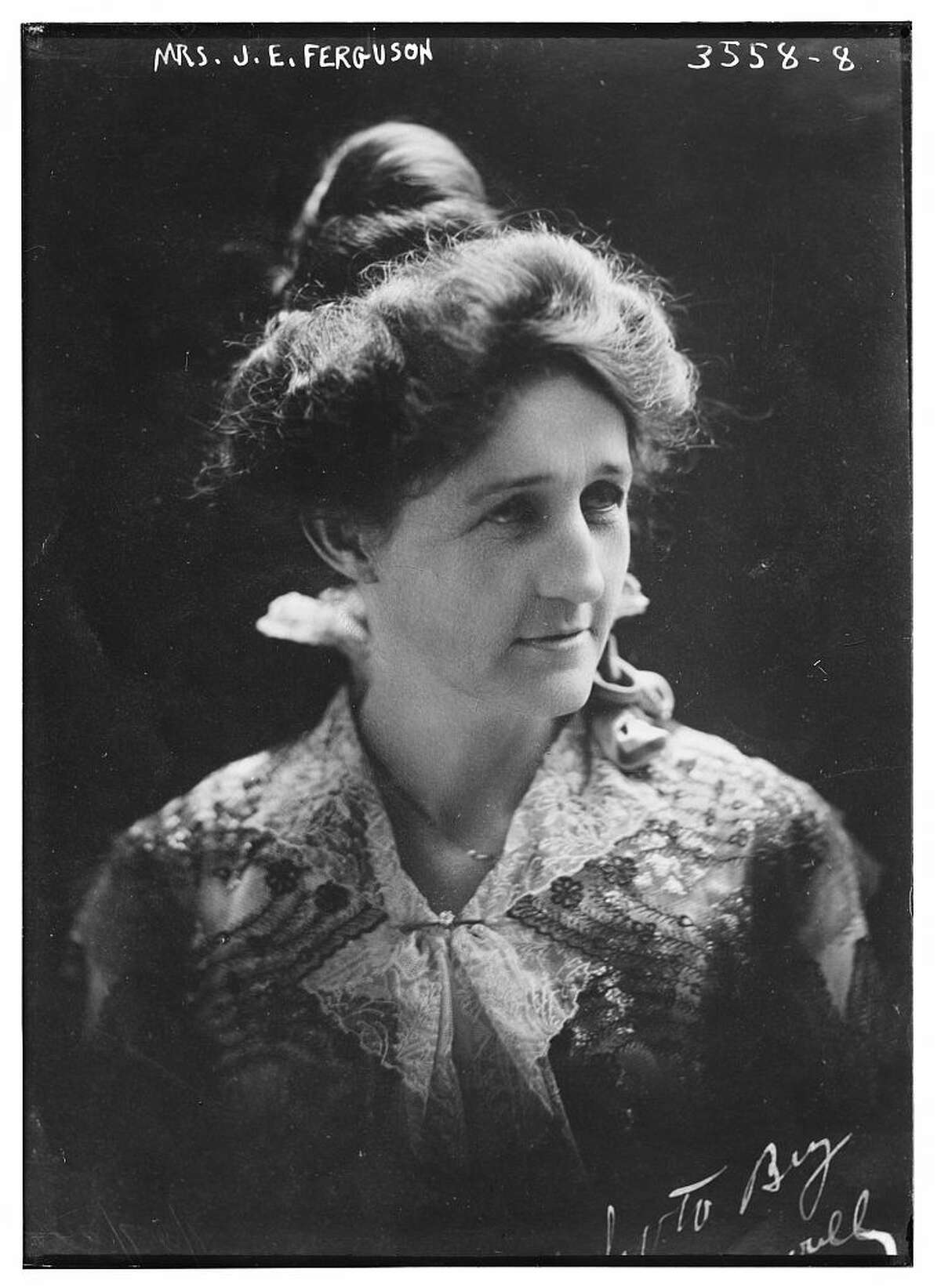 Miriam Amanda Wallace Ferguson (1875 - 1961), American politician. This image was taken of Miriam Amanda Wallace Ferguson when she was First Lady of Texas, prior to her being elected Governor in her own right. Click forward to see more badass women of Texas.