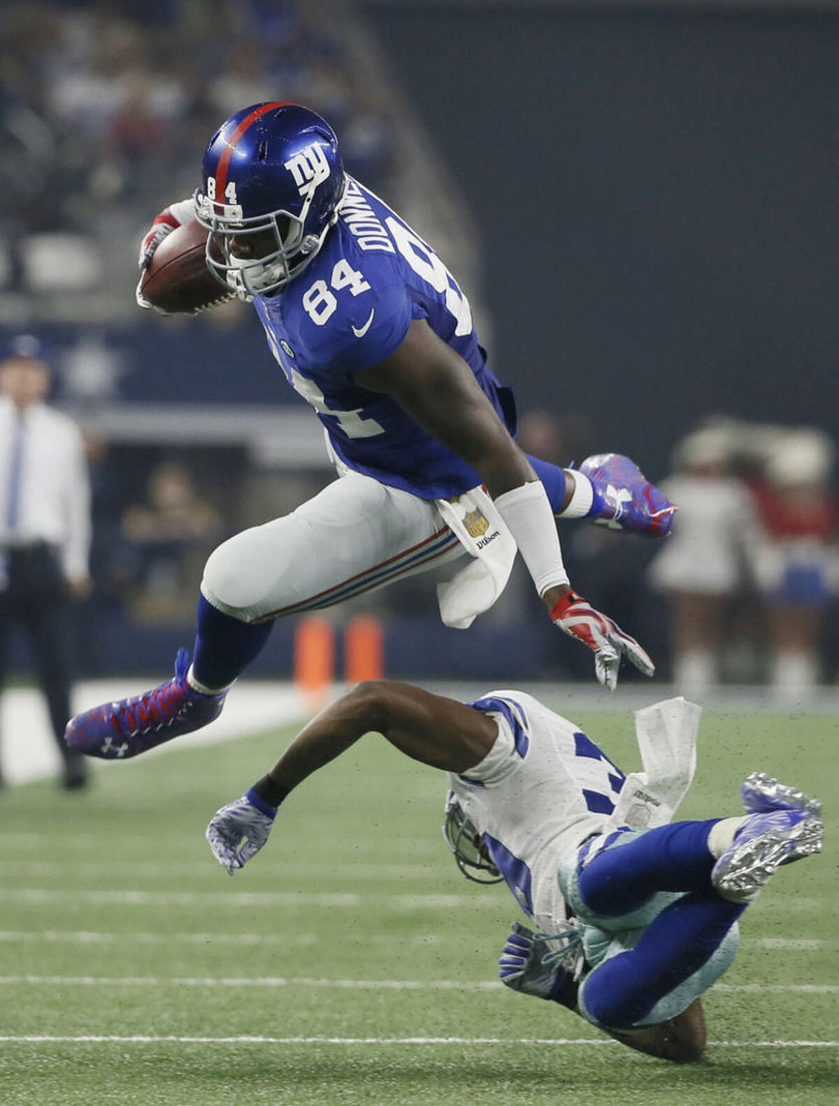 Trumaine McBride Picks Off Tony Romo, Giants vs. Cowboys