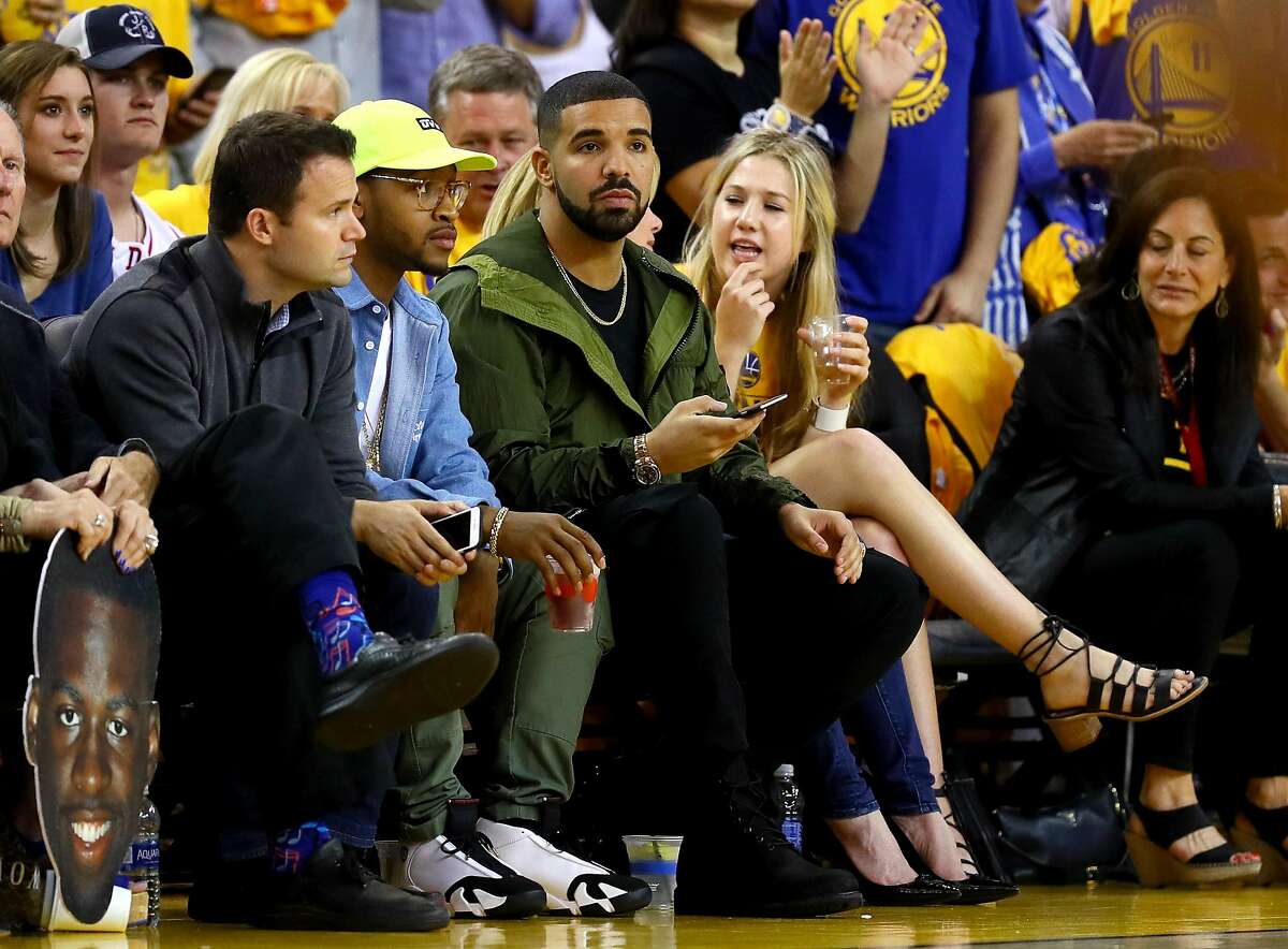 It wouldn't be an NBA game without rapper Drake on the sidelines. After all, he's best friends with [insert player's name here].