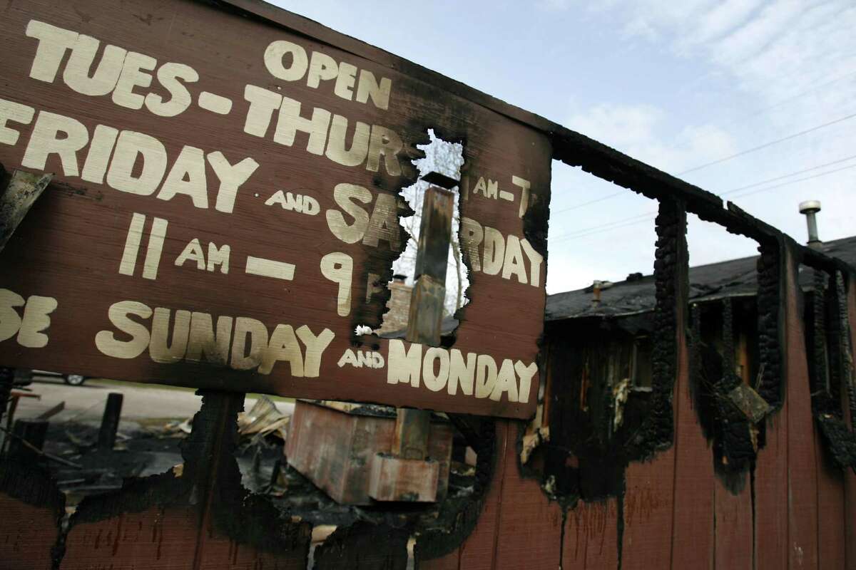 A fire destroyed Williams Smokehouse on Wheatley in Acres Homes in 2007.