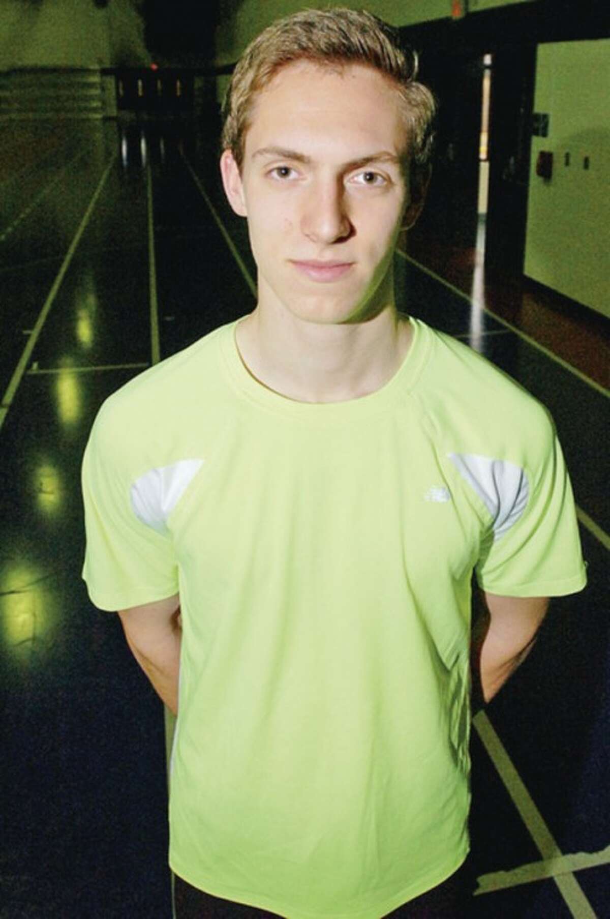 Hour photo/Erik Trautmann Staples High track standout Henry Wynne has been selected as the MVP of The Hour's All-Area boys indoor track team.
