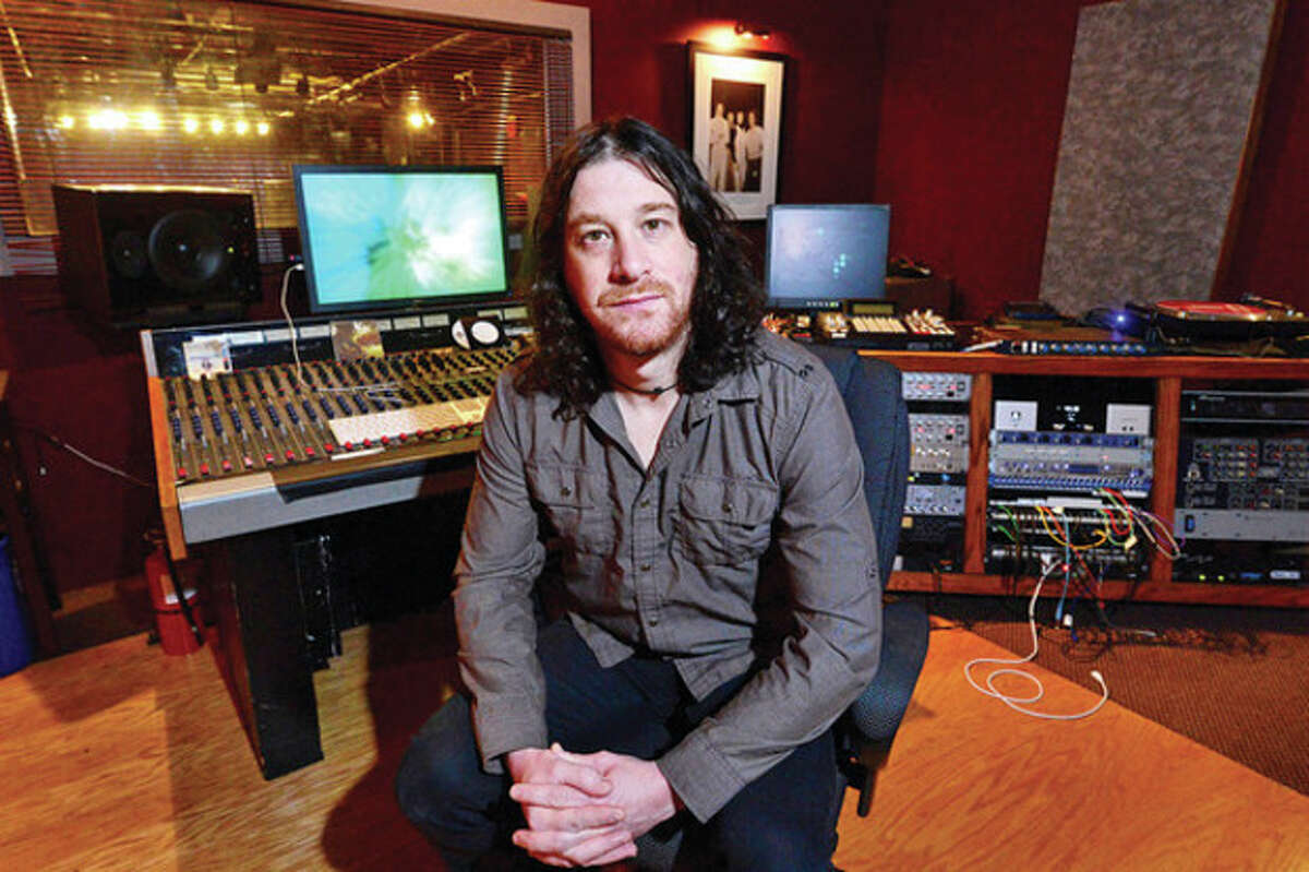 Hour photo / Erik Trautmann Owner of Factory Underground studios, Ethan Isaac, helped produce a song called The Sandy Hook Promise with singer Pippa Leigh.