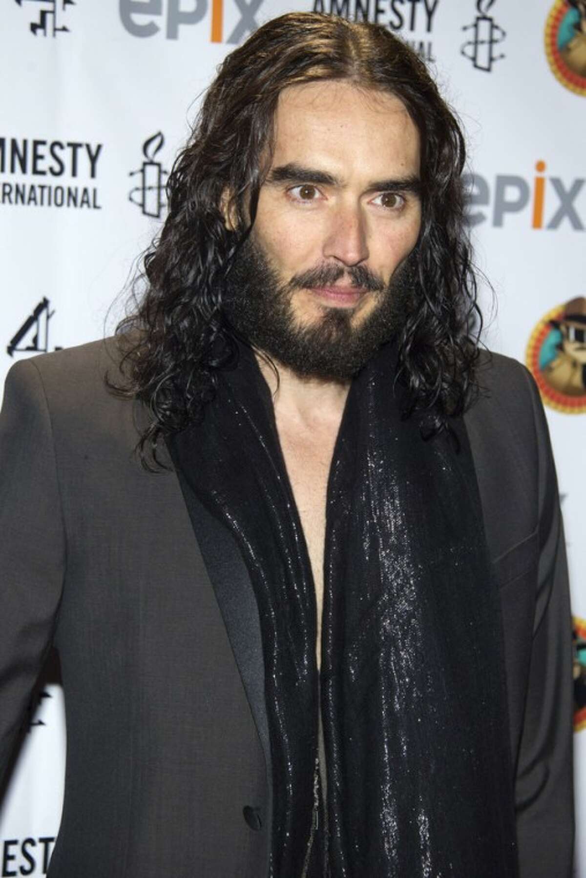AP Photo In this March 4, 2012, file photo, Russell Brand arrives to Amnesty International's "Secret Policeman's Ball" in New York.
