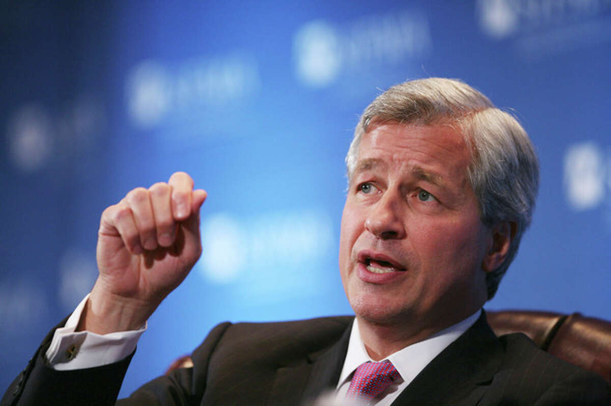 FILE - In this Oct. 27, 2009 file photo, James Dimon, chairman and CEO of JP Morgan Chase & Co., speaks in New York. JPMorgan Chase, the largest bank in the United States, on Thursday, May 10, 2012 said that it lost $2 billion in the past six weeks in a trading portfolio designed to hedge against risks the company takes with its own money. (AP Photo/Mark Lennihan, File)