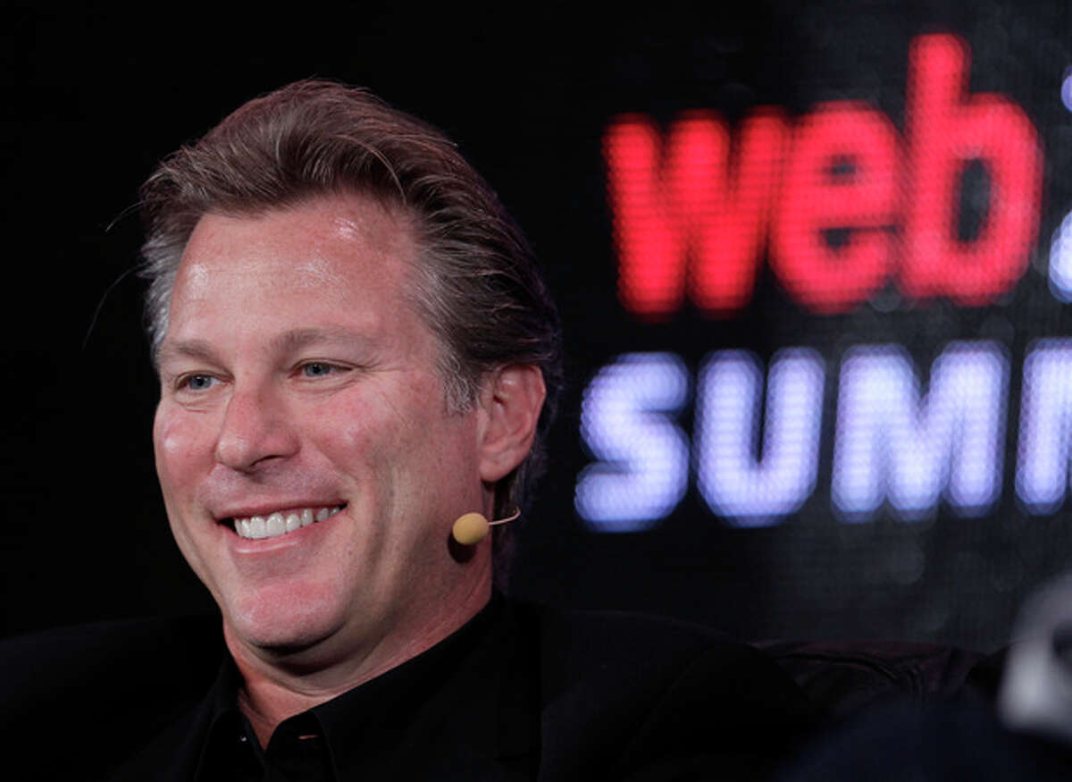 FILE - In this Oct. 17, 2011 file photo, Ross Levinsohn, Yahoo Executive Vice President of Americas, speaks at the Web. 2.0 Summit in San Francisco. Scott Thompson, named CEO of Yahoo in January, reportedly will step down Sunday, May 13, 2012 amid controversy over mentions on his resume and in regulatory filings of a computer science degree he never received. Yahoo says it is appointing Levinsohn as interim CEO and Fred Amoroso as chairman of its board, effective immediately. (AP Photo/Paul Sakuma, File)
