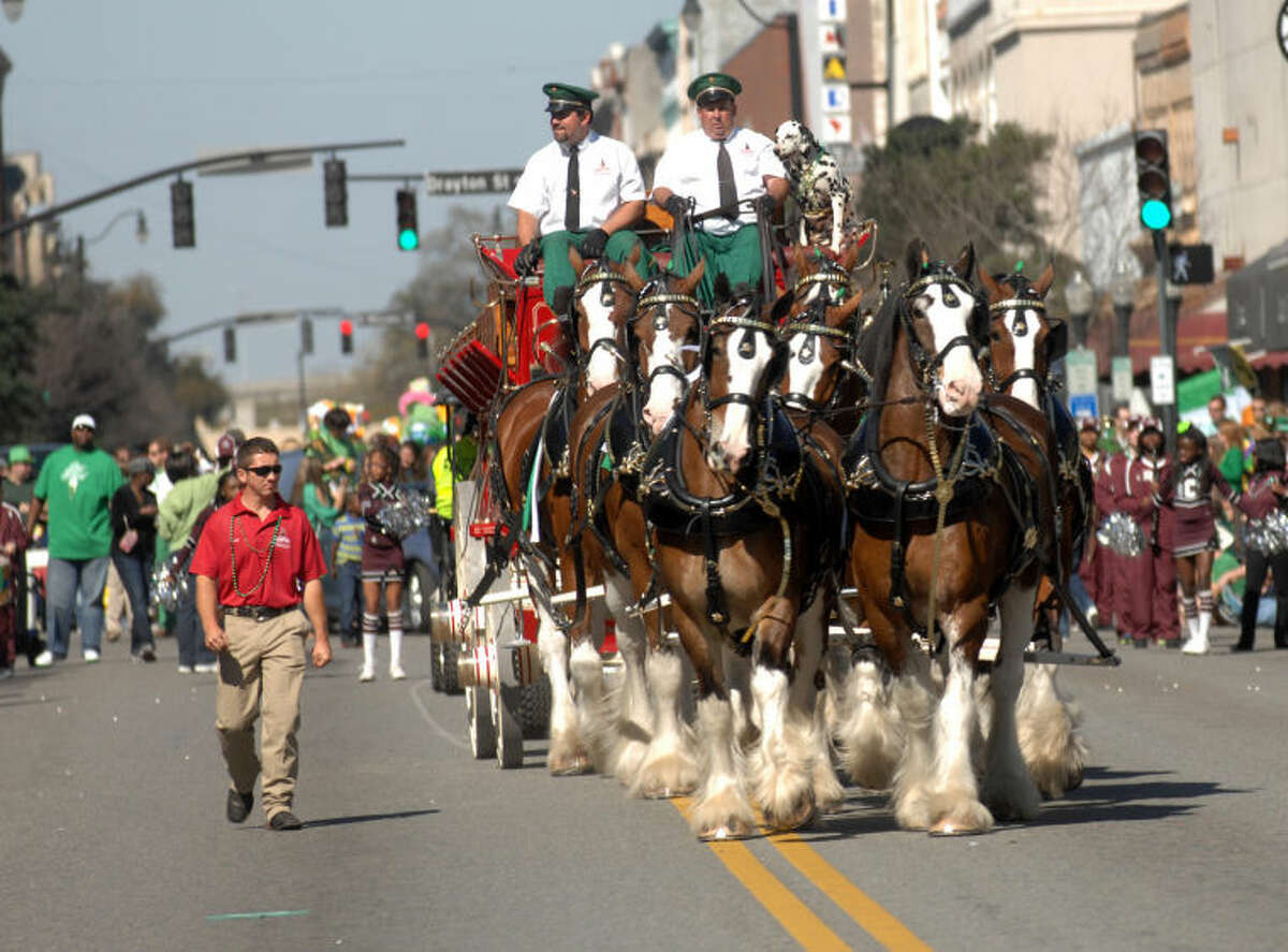 ST. Patrick's Day Celebration Savannah River Street 2013 