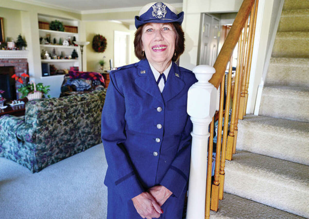 Hour photo / Erik Trautmann U.S. Air Force veteran Sharon Singewald will serve as first female grand marshal in Norwalk's annual Memorial Day Parade set for May 27.