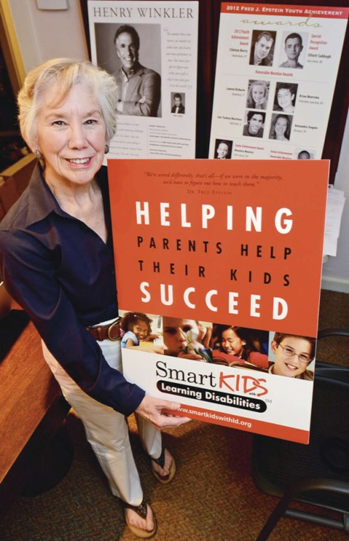 Hour photo / Erik Trautmann Jane Ross founded Smart Kids, a nonprofit organization in Westport dedicated to helping children with learning disabilities succeed.
