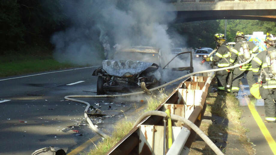 Gas tank explodes in threecar accident The Hour