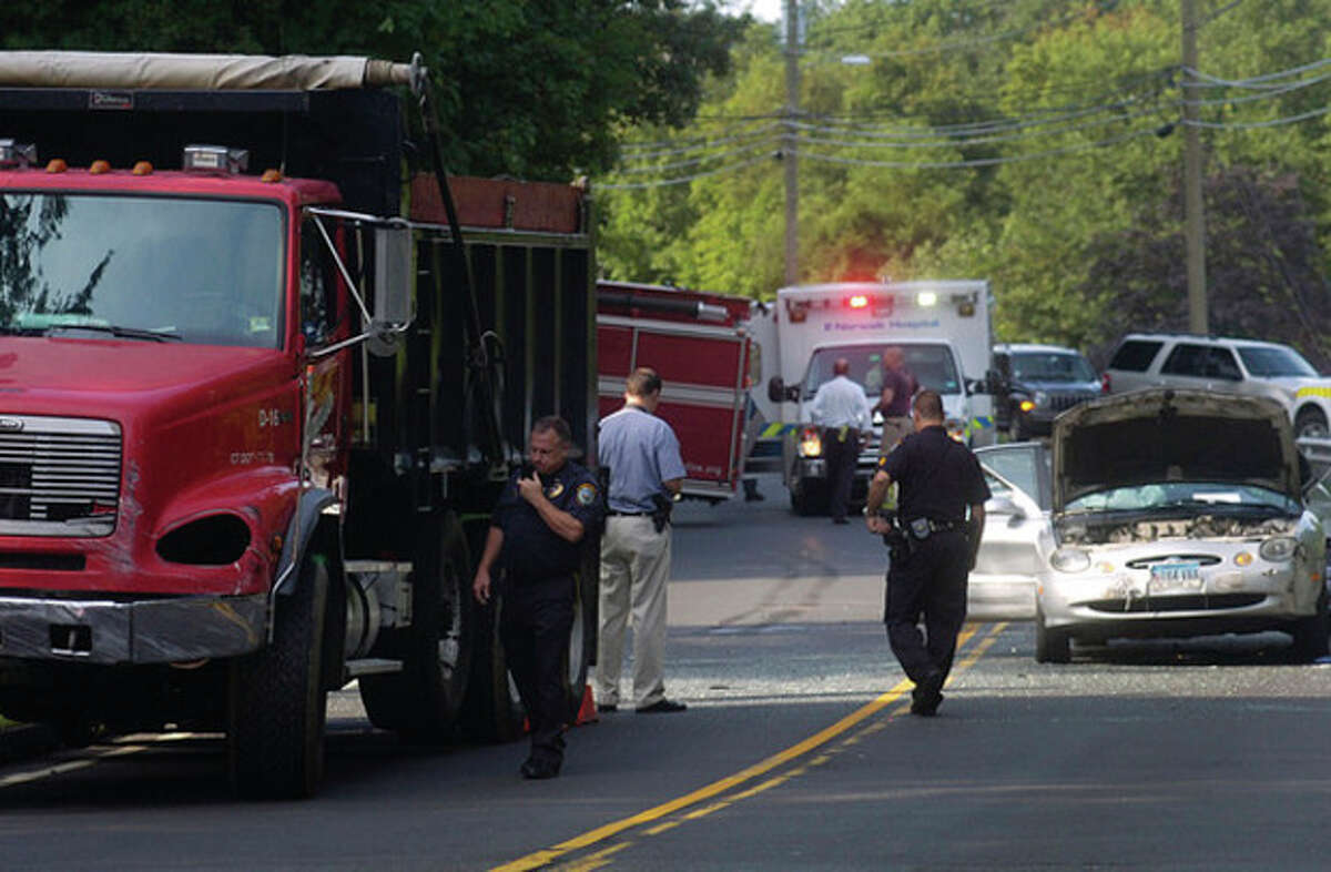 Police Woman killed in dump truck accident