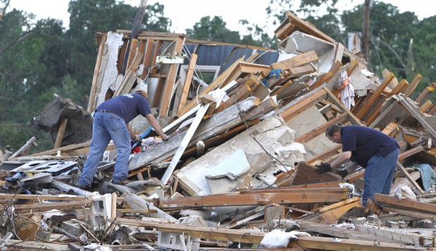 Dozens of tornadoes kill 201 in 6 Southern states