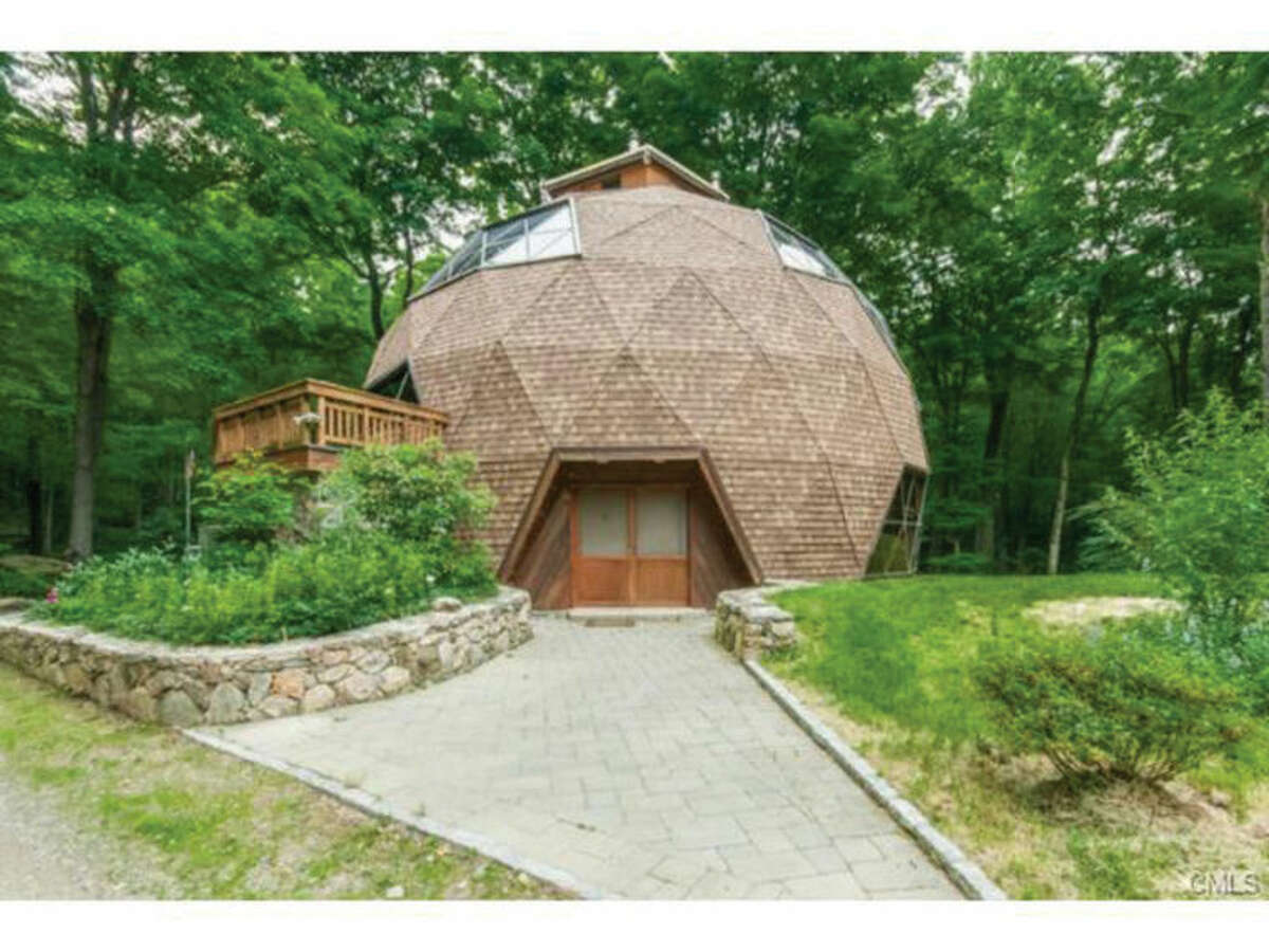 This photo taken from an online listing on the William Raveis website shows the home of Edward and SuAnne Ramsey. The geodesic dome-shaped home is currently being listed for $795,000.