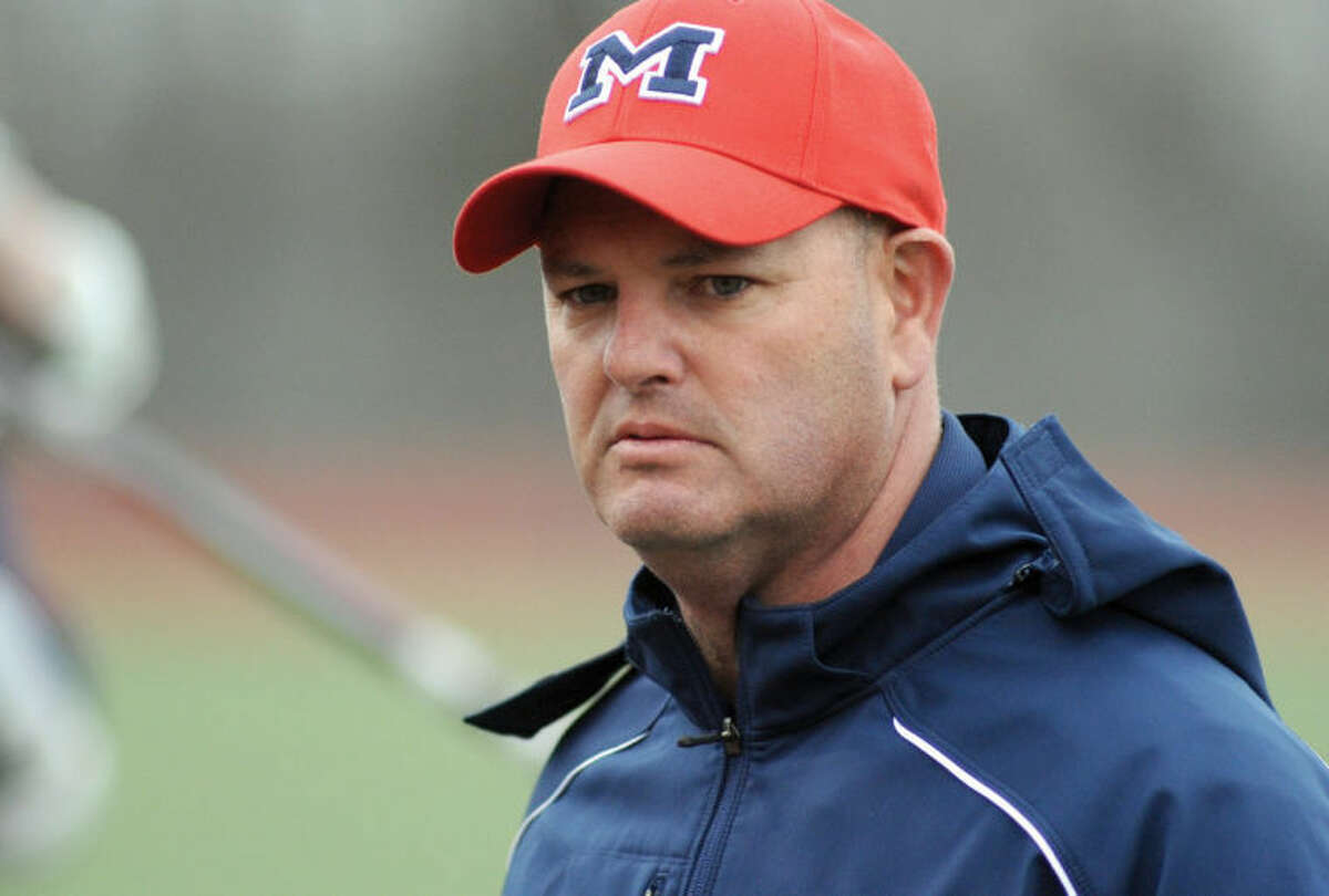 Hour photo/John Nash - Brien McMahon boys lacrosse coach Mike Epstein has announced his resignation after Wednesday's state tournament loss to Simsbury.