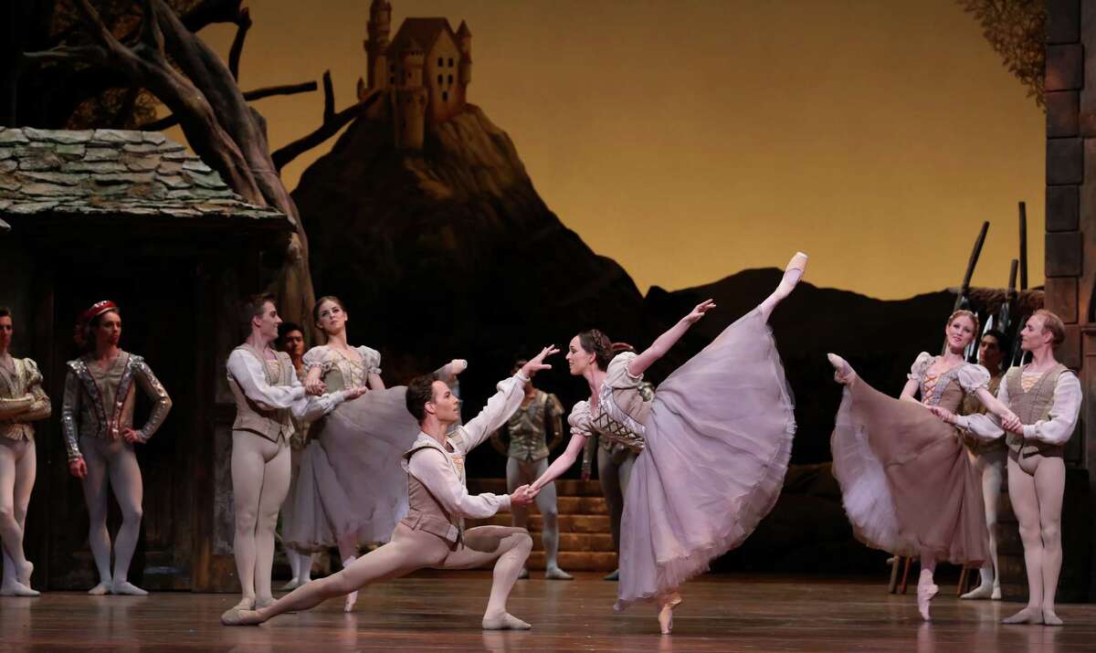 Houston Ballet soloists Elise Elliott and Oliver Halkowich are among the featured performers in Stanton Welch's "Giselle."