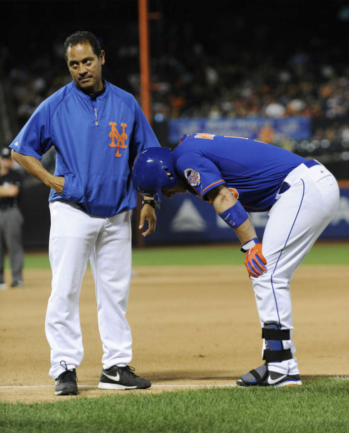 David Wright of the New York Mets in action against the Kansas City