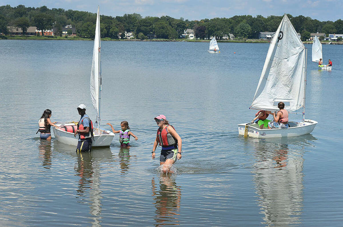 SoundWaters summer camp Opti Program sailing school.