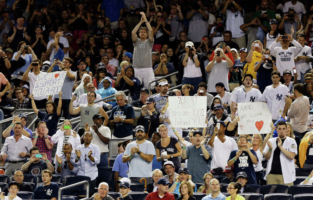 ARod returns at Yankee Stadium, boobirds in force