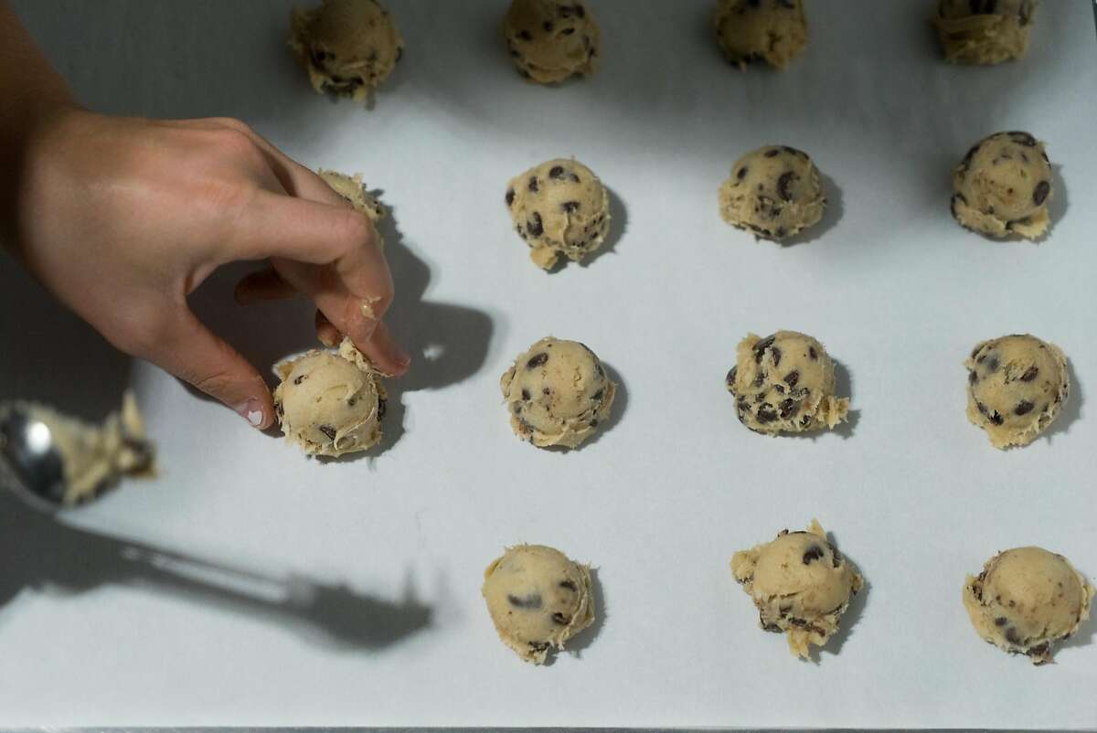 Sydney Doyle of Sweet Sydney's makes gluten-free cookies at Kitchentown in San Mateo, Calif. on Wednesday, June 15, 2016. Rocketspace, a tech startup campus is launching a food accelerator where food tech startups will be able to work at Kitchentown.