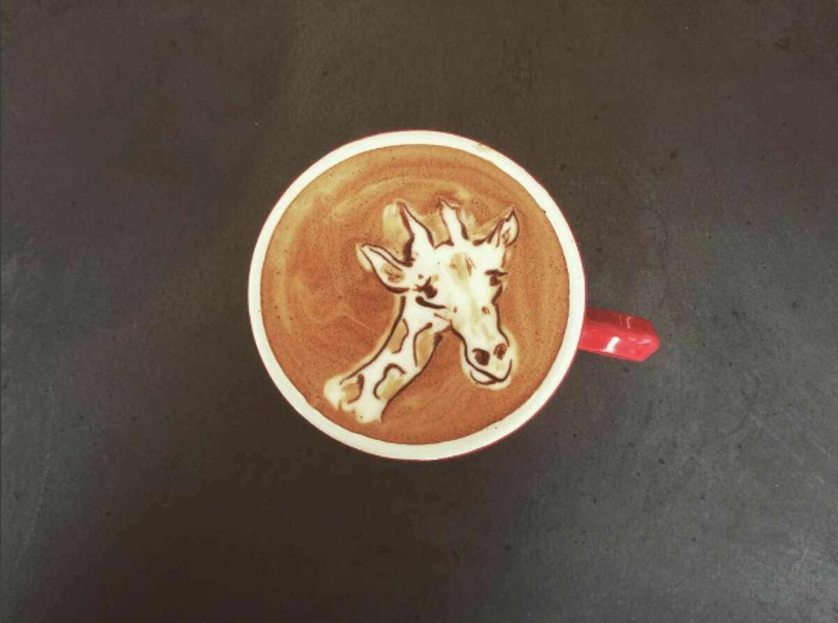 Gallery: Hybrid coffee shops in the Bay Area Elite Audio Coffee Bar  893 Folsom Street, San Francisco This coffee bar serves up some elite latte art, like this foamy giraffe by barista Melannie Aquino. In addition to dishing up locally roasted brews, the spot also...