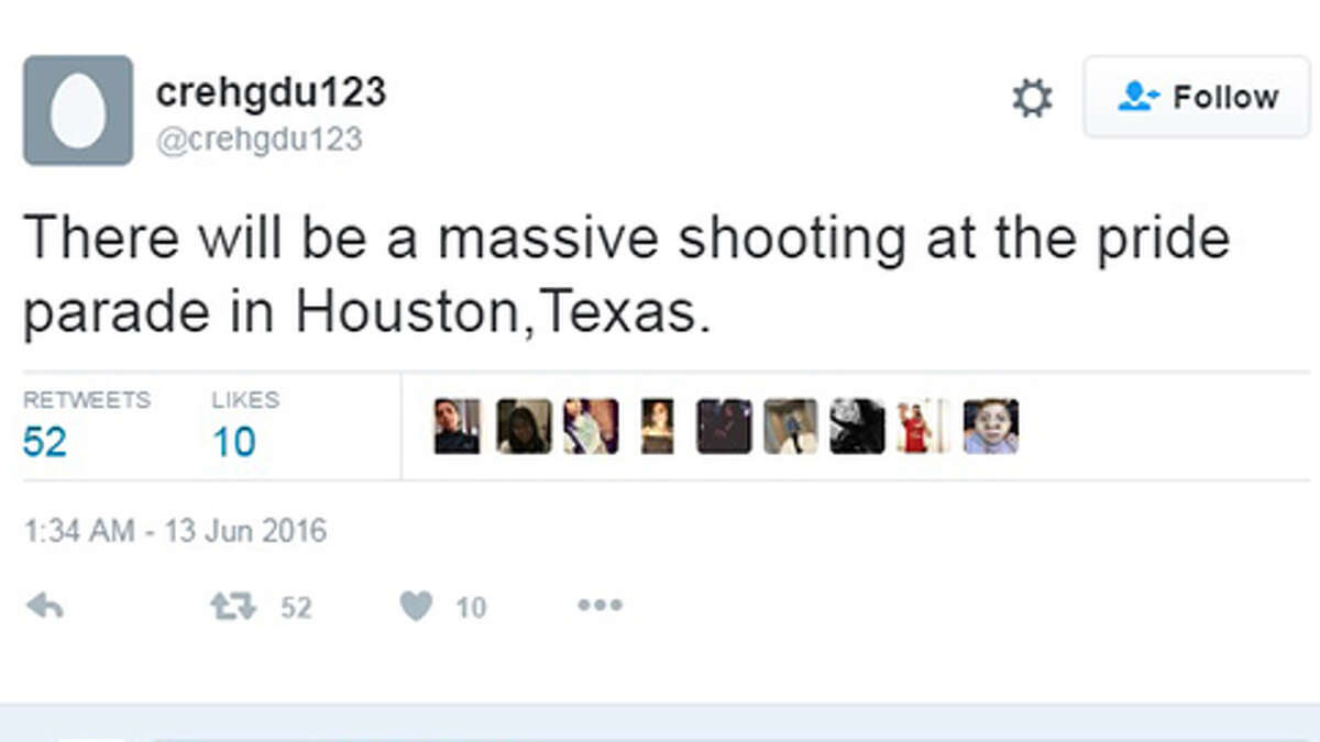 A tweet posted on Monday alleges that there will be a shooting at the Houston Pride parade on June 25. Keep clicking to see scenes from last year's Pride event.