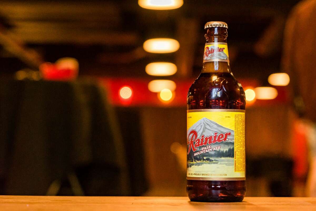 Rainier's new Pale Mountain Ale will be on sale this week. Just be prepared for the fact that it won't be cheap like the old Rainier we're all used to; the suggested retail price is $11.99. Photo courtesy Rainier Brewing Company.