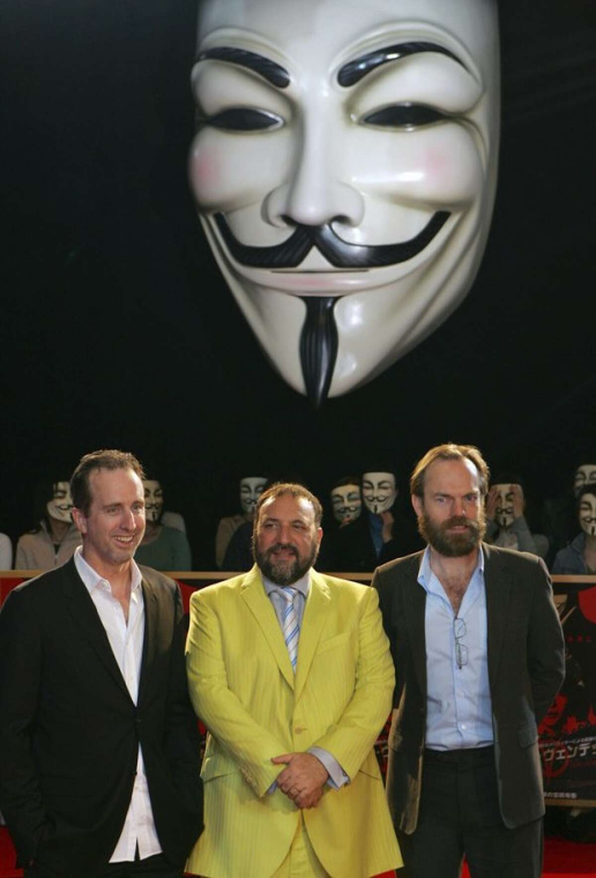 HUGO WEAVING PHOTO V for Vendetta GREAT publicity still